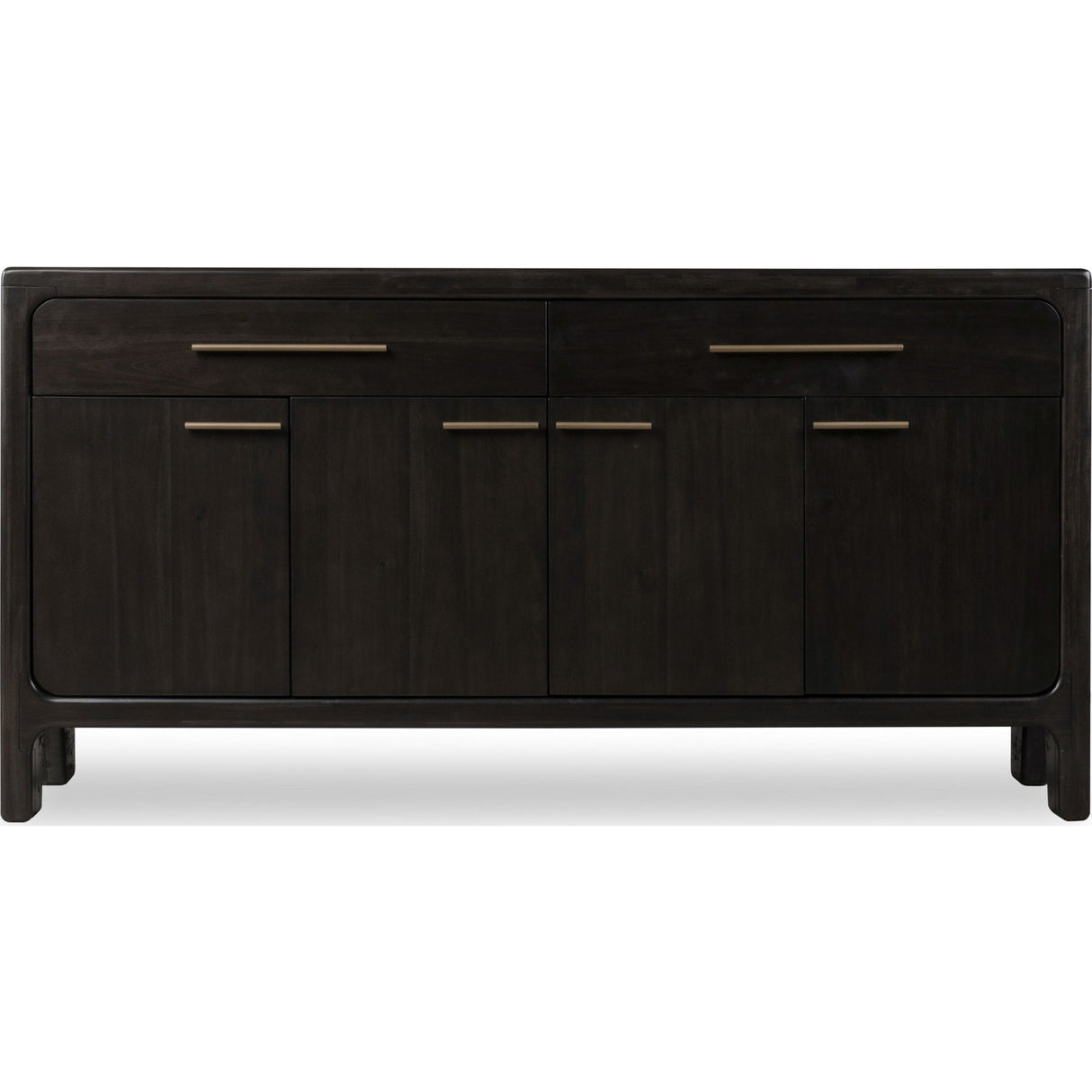 Zamba Four Door Two Drawer Acacia Wood Sideboard in Jaguar