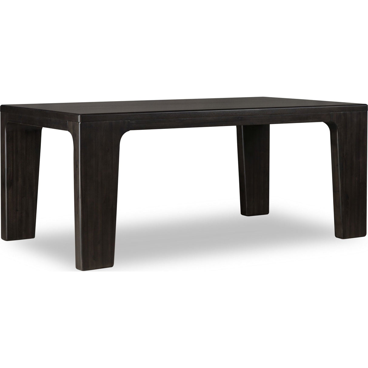 Zamba Rectangular Acacia Wood Dining Table in Jaguar