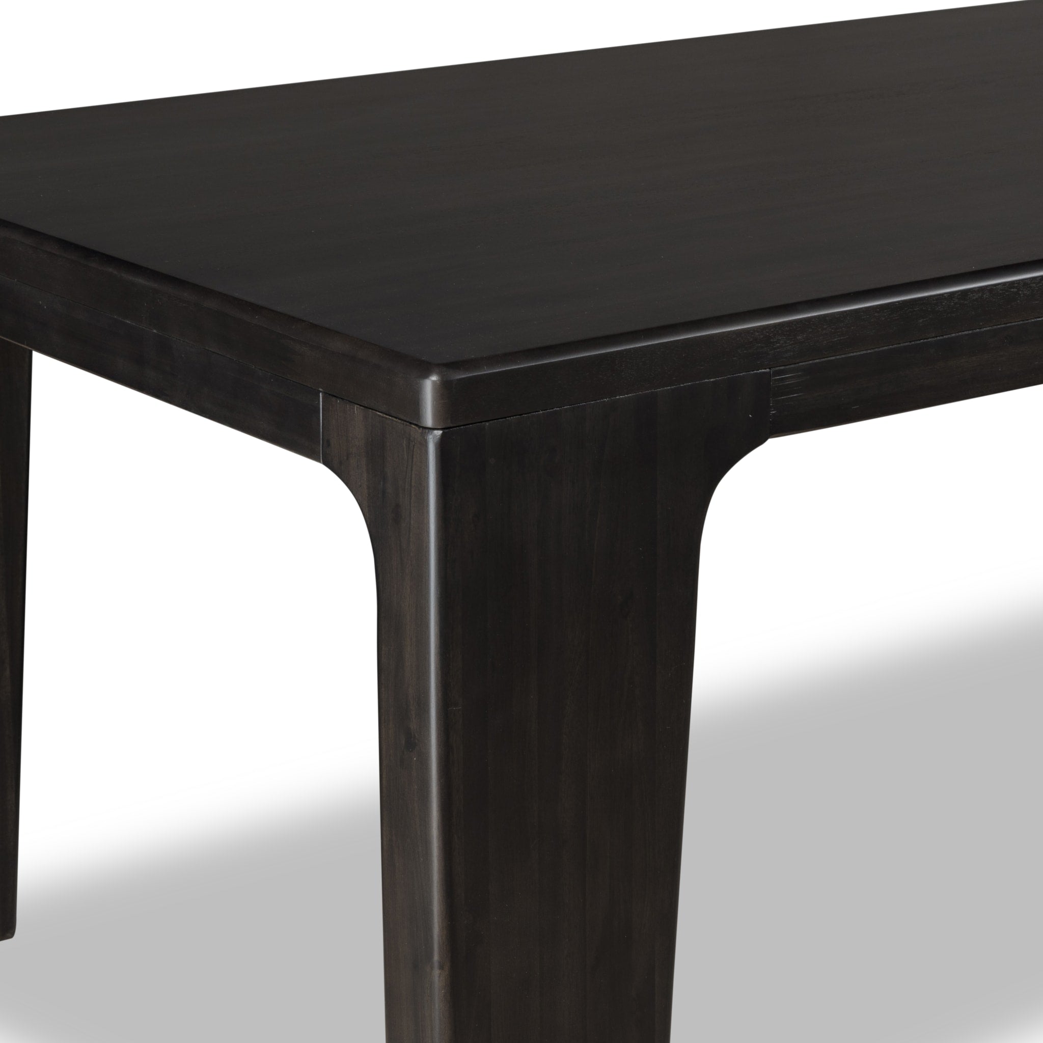Zamba Rectangular Acacia Wood Dining Table in Jaguar