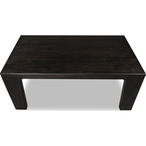 Zamba Rectangular Acacia Wood Dining Table in Jaguar