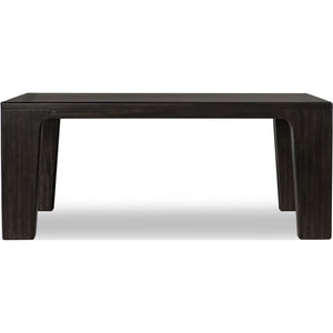 Zamba Rectangular Acacia Wood Dining Table in Jaguar