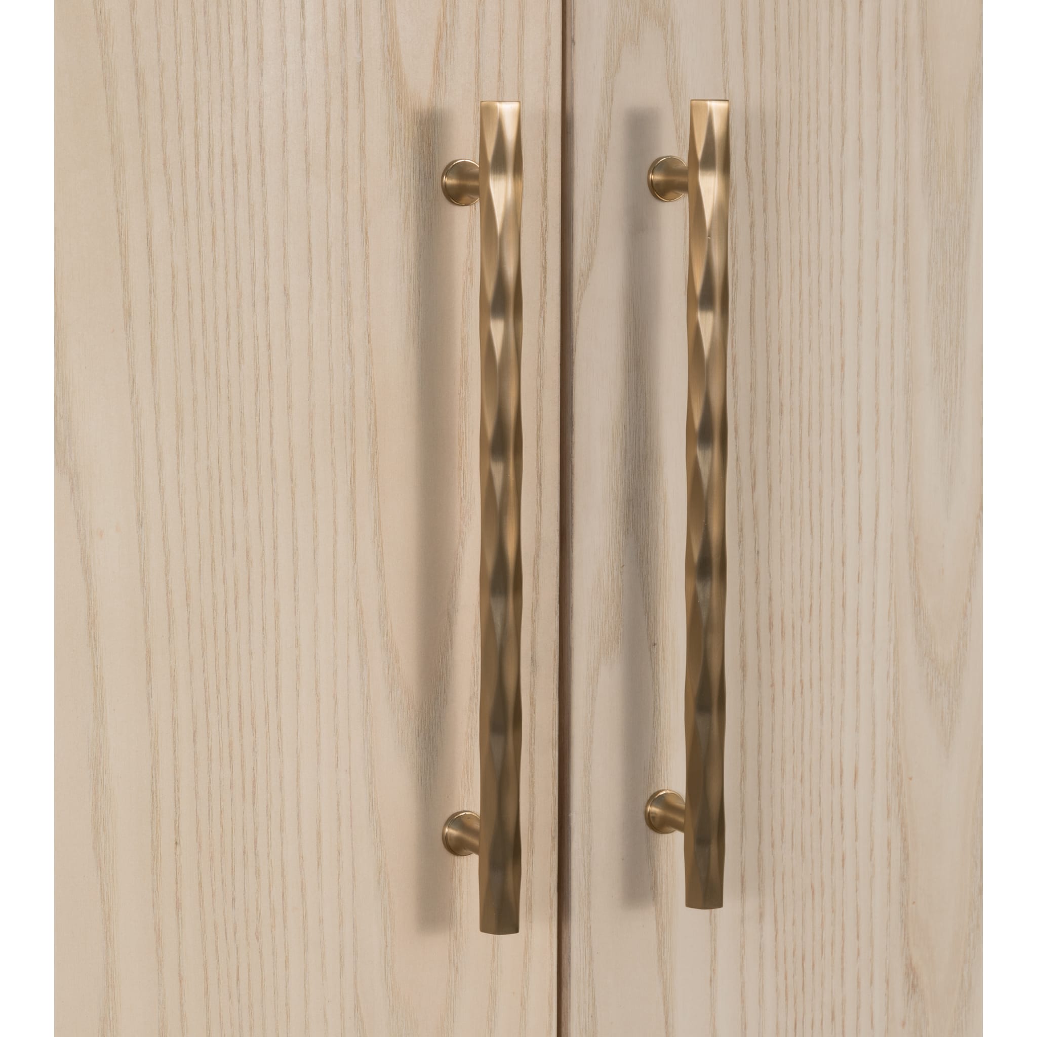 Zinnia Four Door Two Shelf Sideboard in White Sand