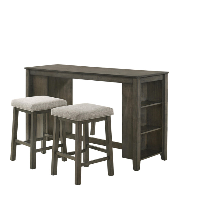 CHURON GATHERING BAR TABLE & 2 STOOLS (3 PC SET)