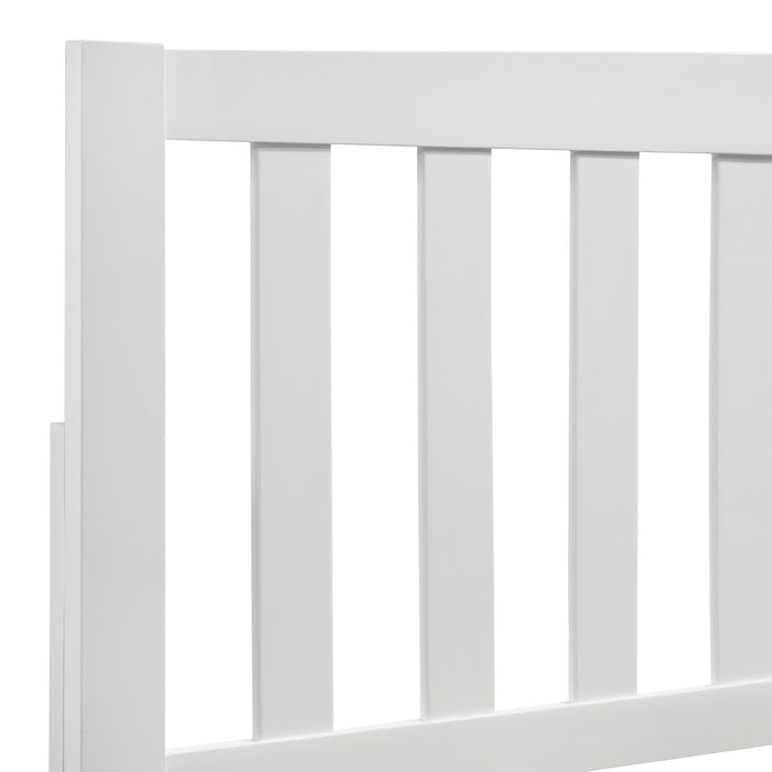 LEO 4/6 F SLAT BED-HB/FB/RAILS-WHITE