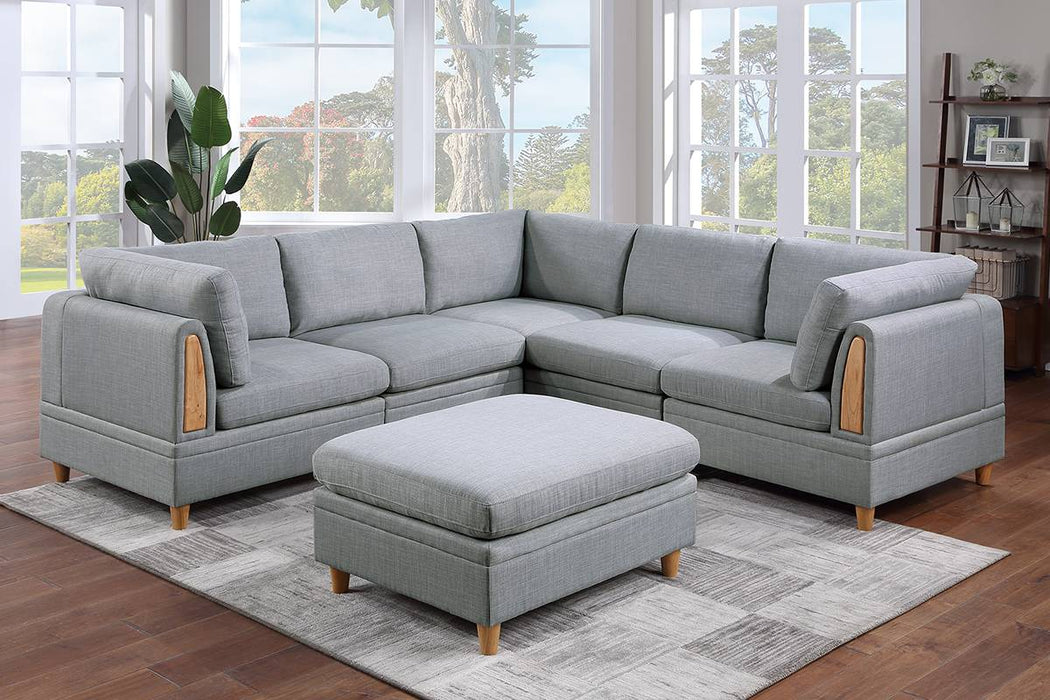 6-Pcs Sectional Modular Set