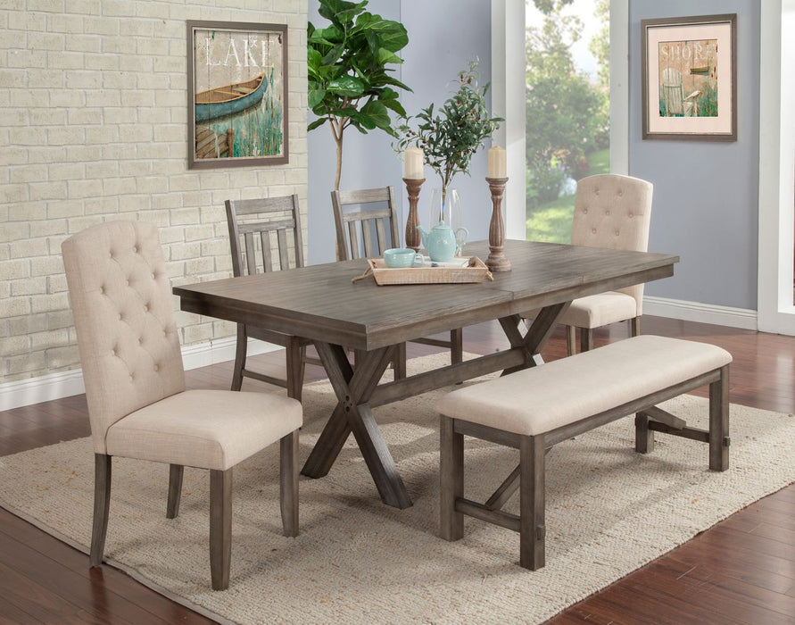 Vilo Home Shelter Cove 6 Piece Dining Set Mix