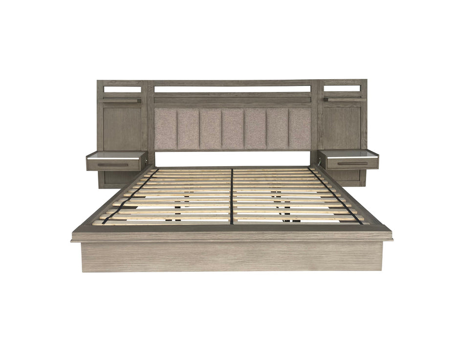 Modern Furniture - Pure Modern Queen Platform Wall Bed in Moonstone - BPUR#1250-4