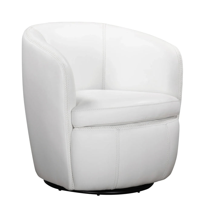 Modern Living - Barolo Swivel Club Chair in Snow (Set of 2) - SBAR#912S-2-SNOW