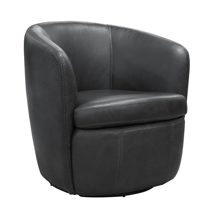 Modern Living - Barolo Swivel Club Chair in Vintage Saddle (Set of 2) - SBAR#912S-2-VGSL