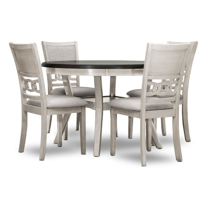 Savor White 5-Piece Dining Set