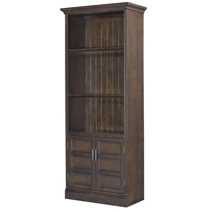 Modern Furniture - Shoreham 35 In. Door Bookcase in Medium Roast - SHO#435-MDR