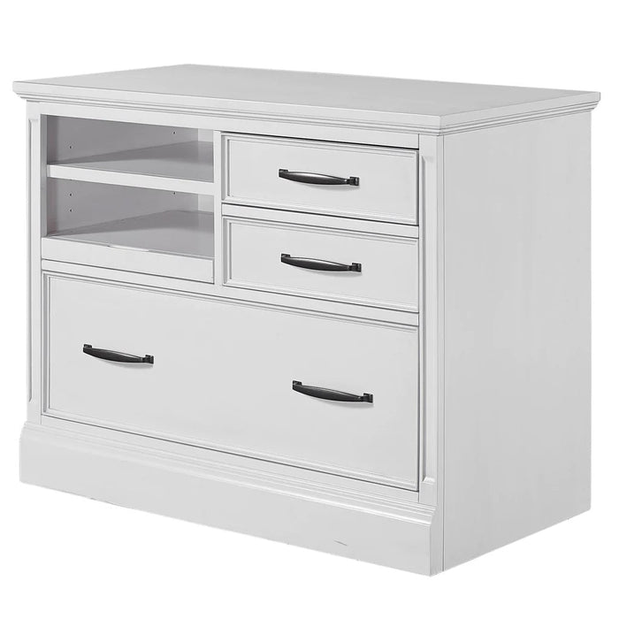 Modern Furniture - Shoreham Functional File in Effortless White - SHO#442F-EFW