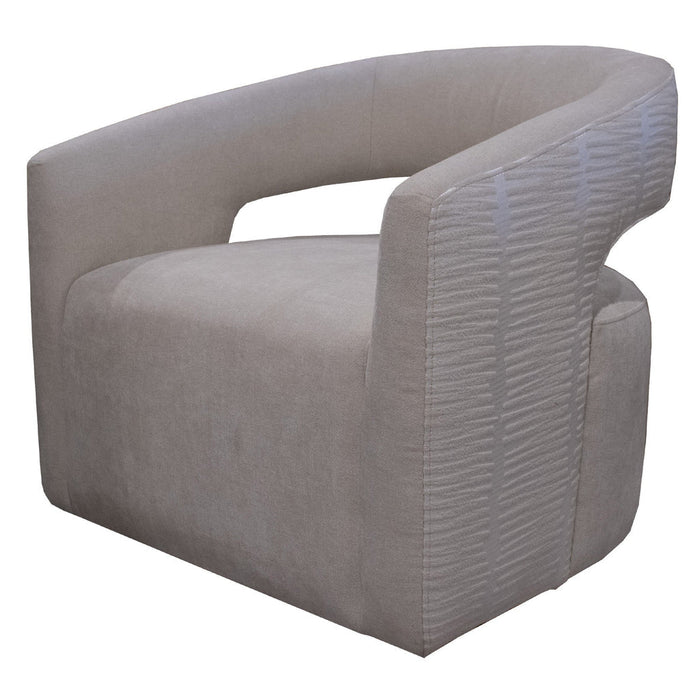 Modern Furniture - Orbit Open Back Accent Chair in Natural - SORB#912-ELNT