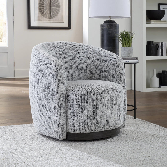 Modern Living - Tatum Swivel Accent Chair in Nightshade (Set of 2) - STAT#912S-2-NTSH