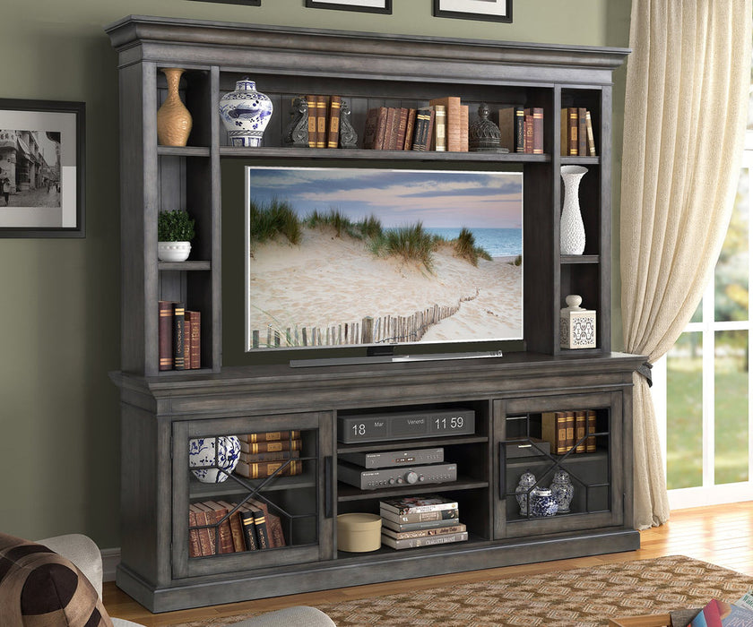 Modern Furniture - Sundance 92 In. Console With Hutch in Smokey Grey - SUN#92-3-SGR