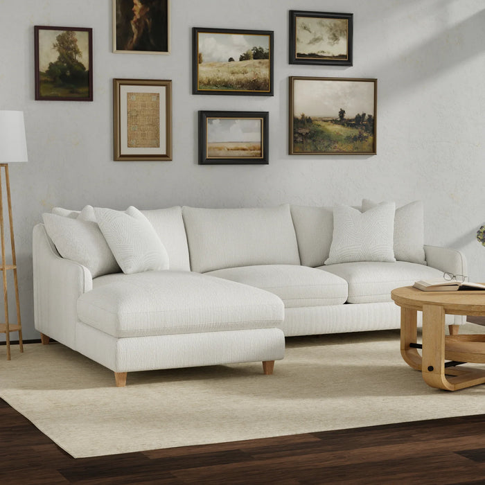 Modern Living - Vogue 2 Piece Sectional Sofa in Farlo Chalk - SVOG-PACK2A-FACH