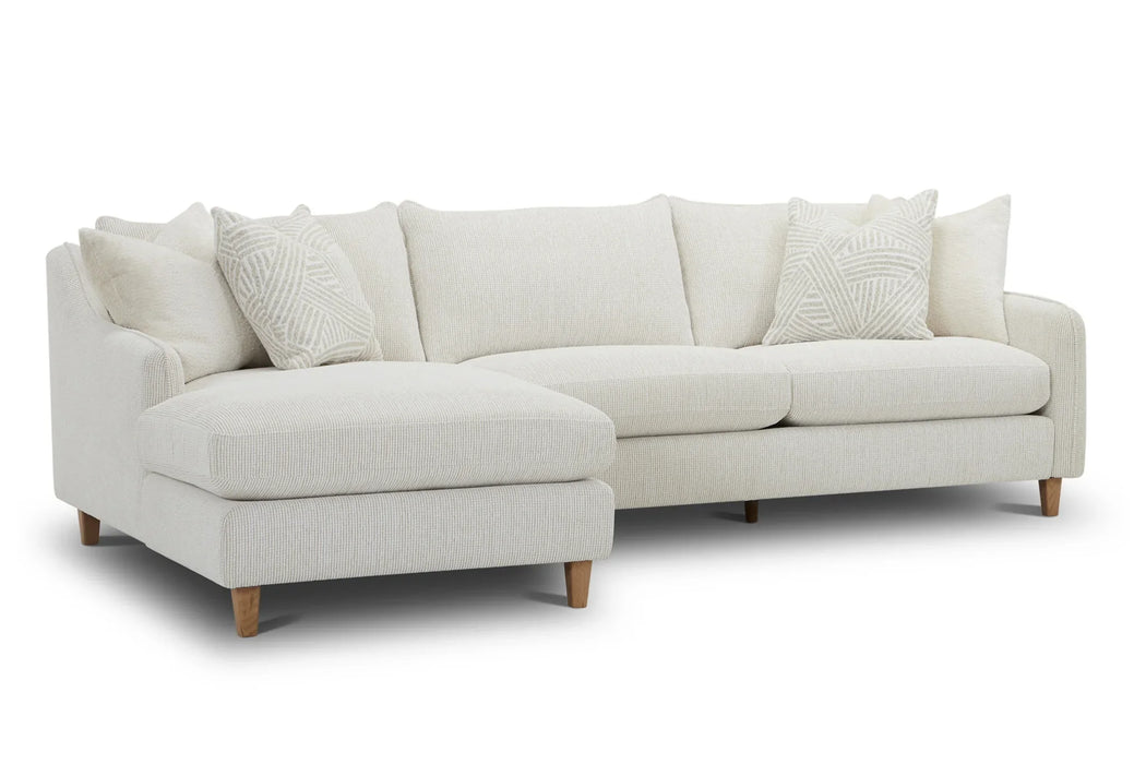 Modern Living - Vogue 2 Piece Sectional Sofa in Farlo Chalk - SVOG-PACK2A-FACH