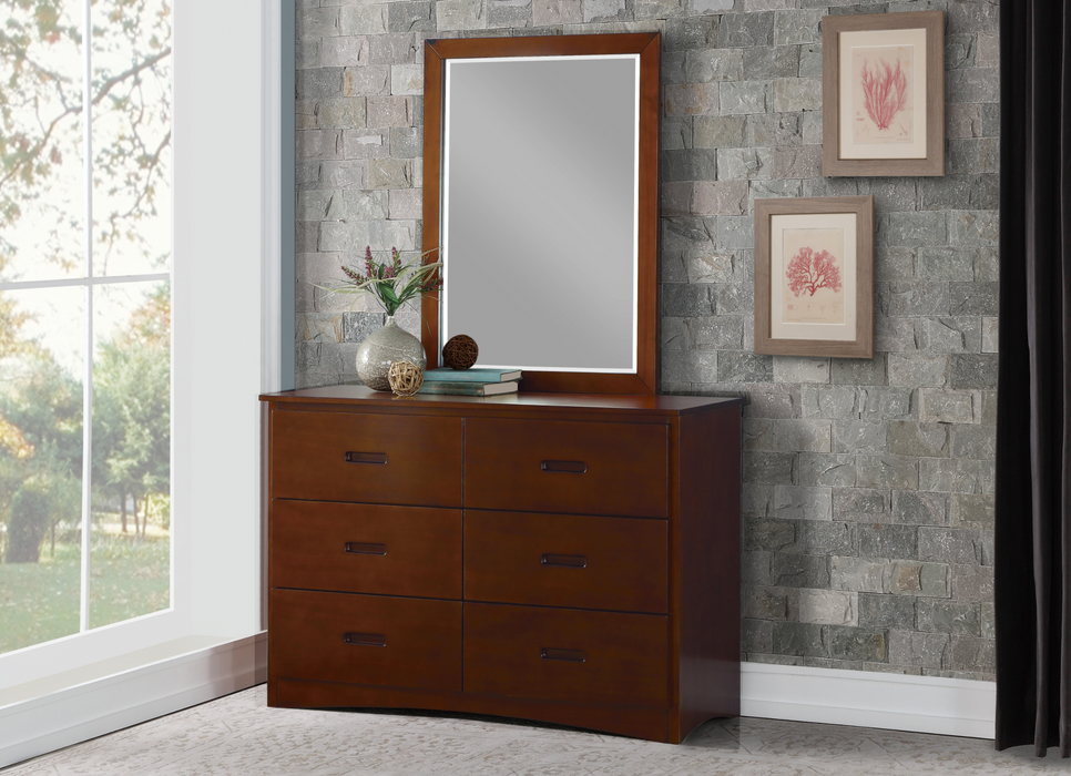 Rowe Dark Cherry Mirror (Mirror Only)