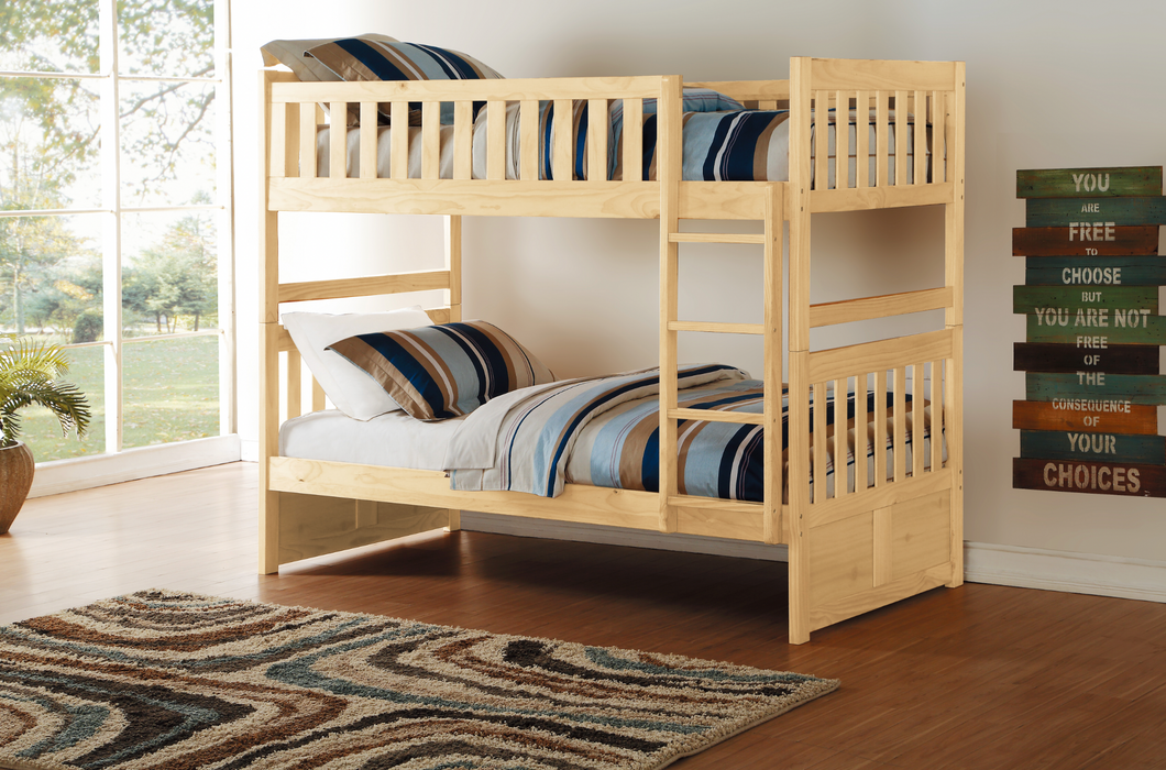 Bartly Pine Twin/Twin Bunk Bed