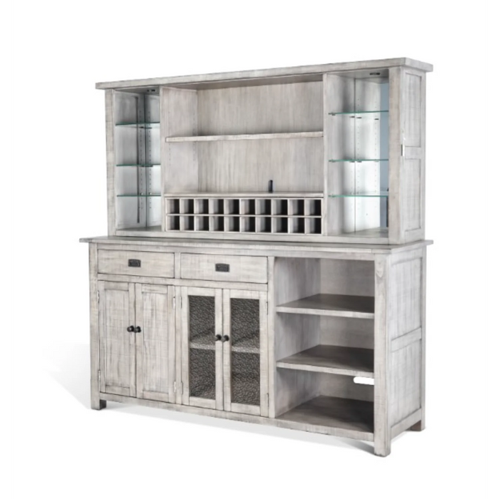 Purity Craft Buffet & Back Bar Hutch  Alpine Grey