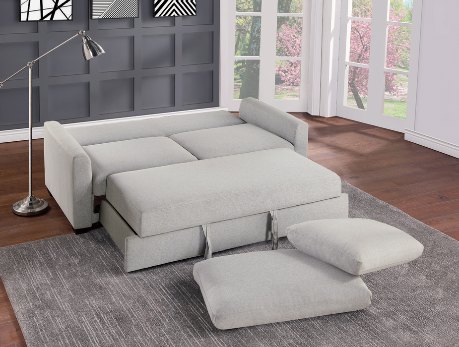 Price Gray Convertible Studio Sofa with Pull-out Bed