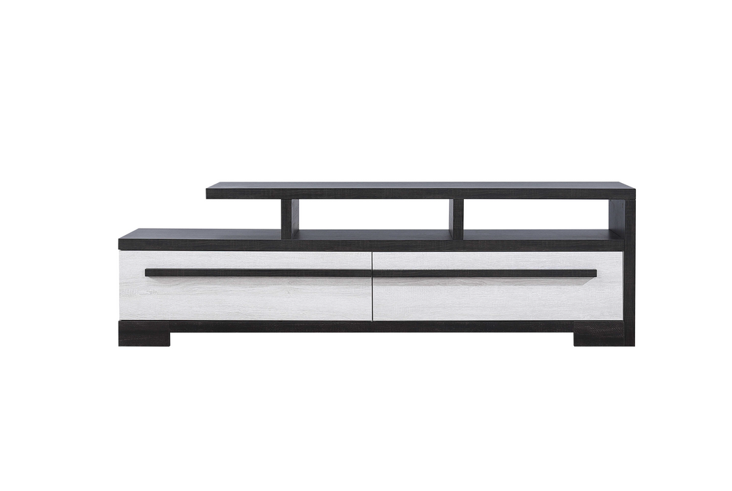 Remington Black/White 72' TV Stand