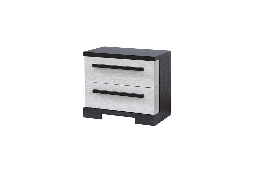 Remington Black/White Nightstand