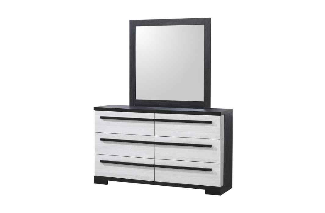 Remington Black/White Dresser Mirror