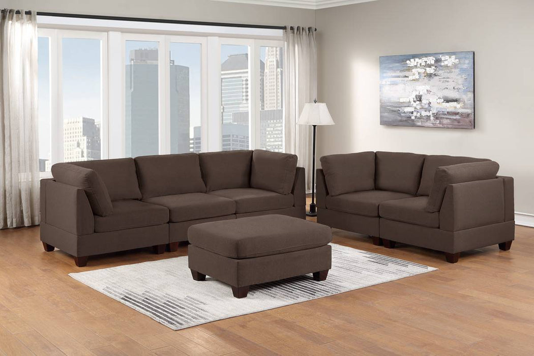 6-Pcs Modular Sofa Set