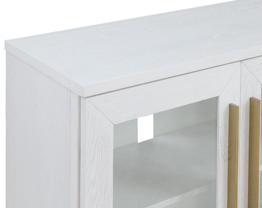 Vilo Home Elevange 70' White TV Stand