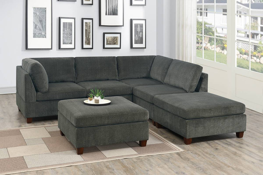 6-Pcs Sectional Modular Set