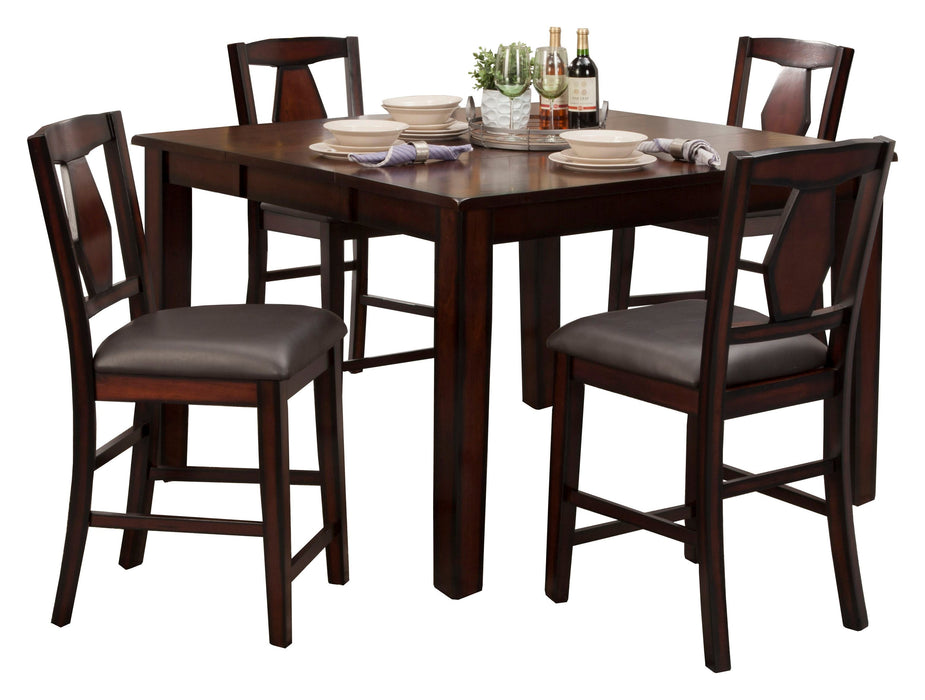 Vilo Home Tuscan Hills 5 Piece Pub Dining Set