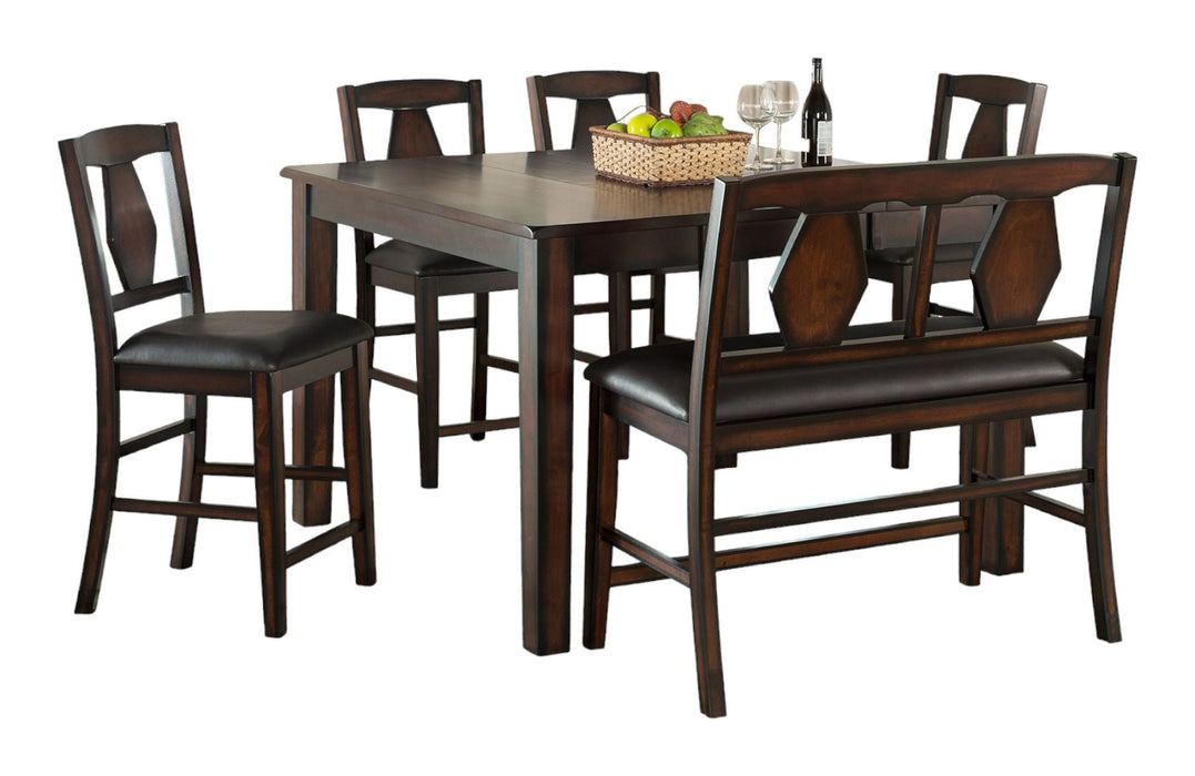 Vilo Home Tuscan Hills 6 Piece Pub Dining Set