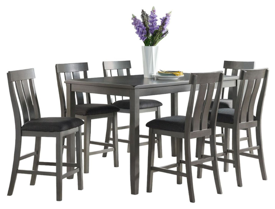 Vilo Home Glenoaks 7 Piece Pub Height Dining Set