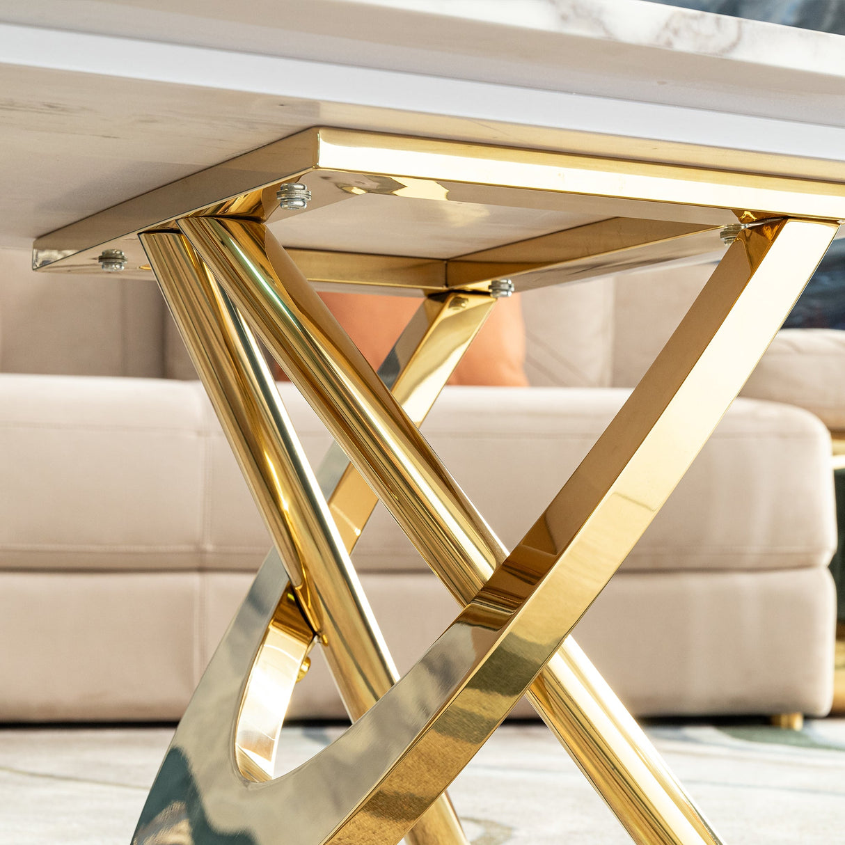 Fashion Stainless Steel Coffee Table