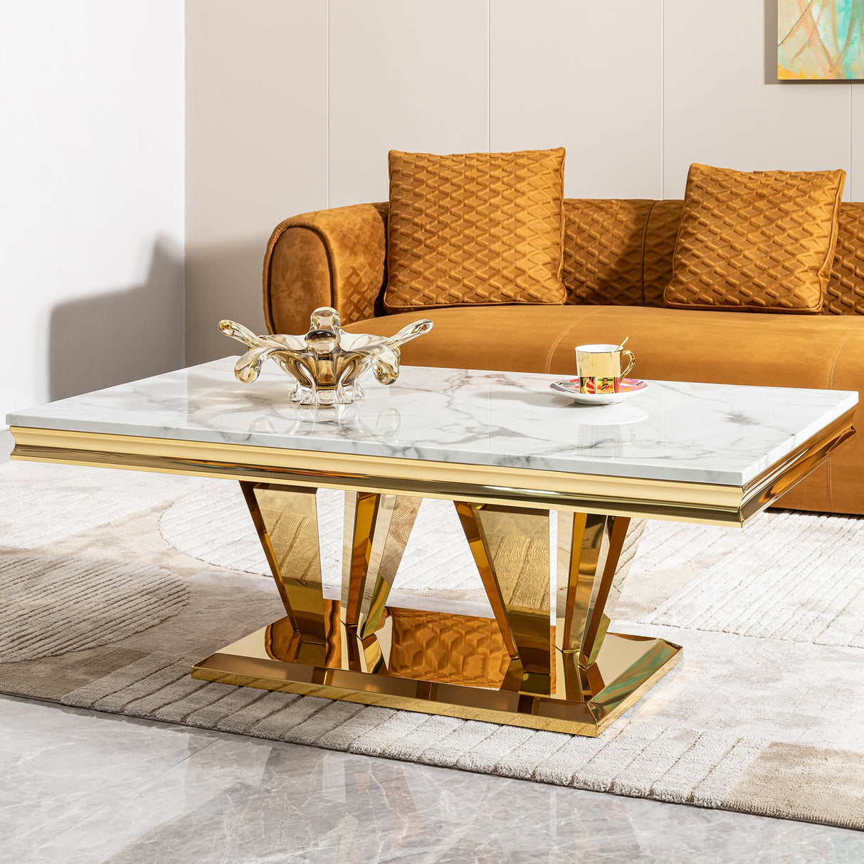 Stainless Stainless Coffee Table