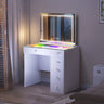 VANITII Mini Diana Vanity Desk with DL Vanity Mirror