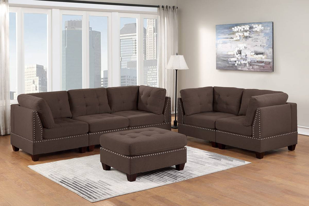 6-Pcs Modular Sofa Set