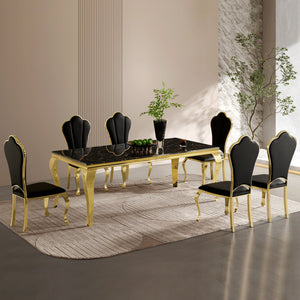 Dining Table with 20mm Marble Top