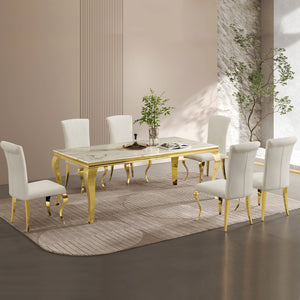 Dining Table with 20mm Marble Top