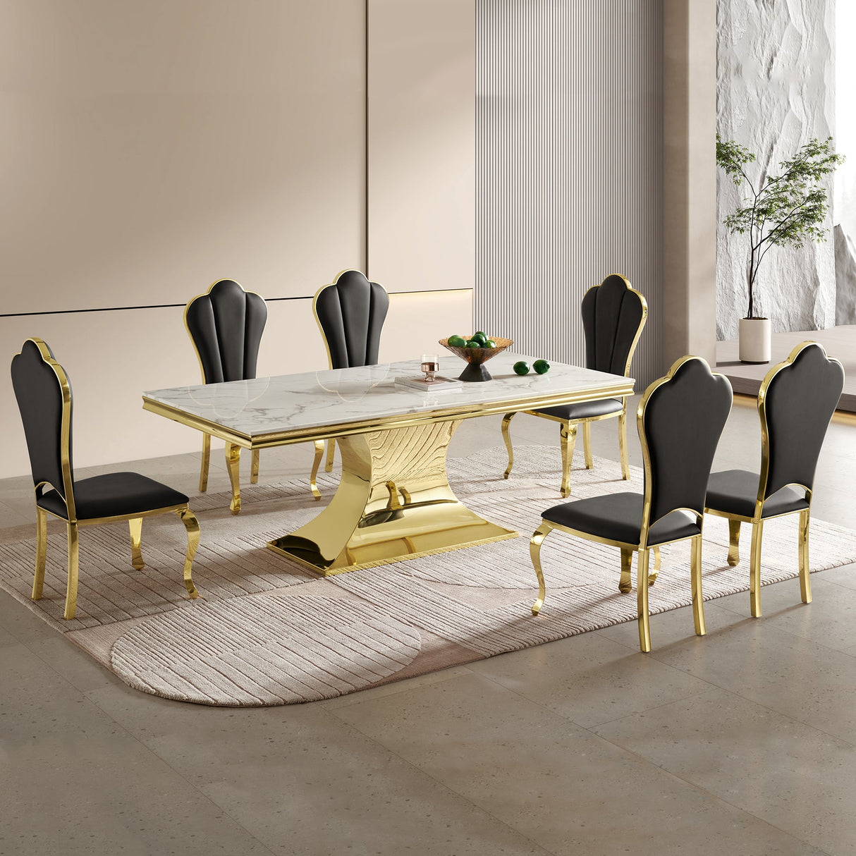 New Design Marble Top Dining Table