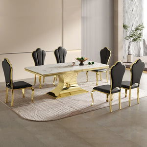 New Design Marble Top Dining Table
