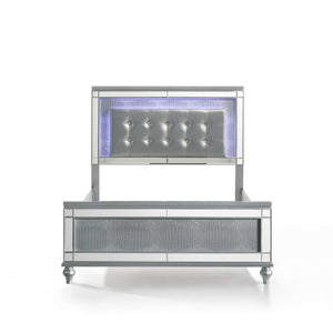 Valentino - 4/6 Full Headboard - Silver