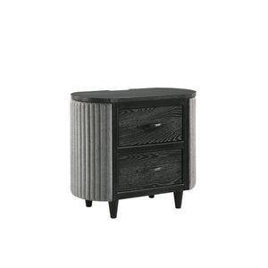 Skyline - 2 Drawer Nightstand - Onyx