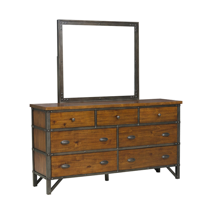 Holverson Rustic Brown Dresser