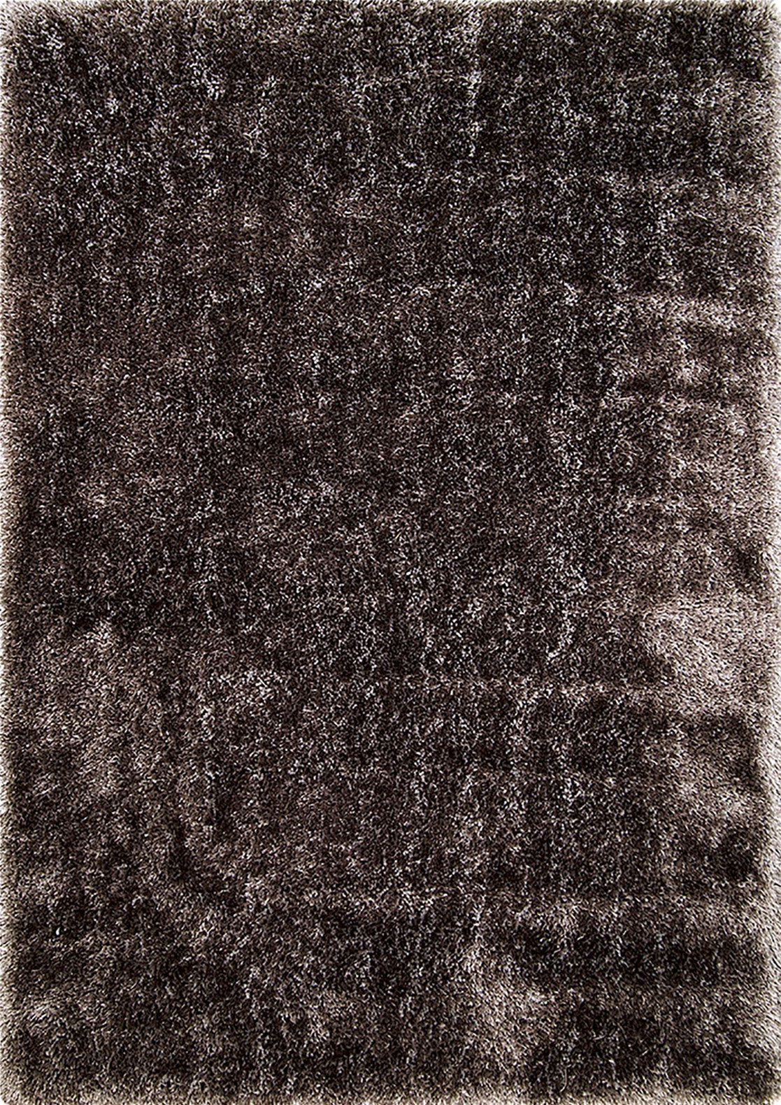 Alma Afro Shag Plain Silver Rug
