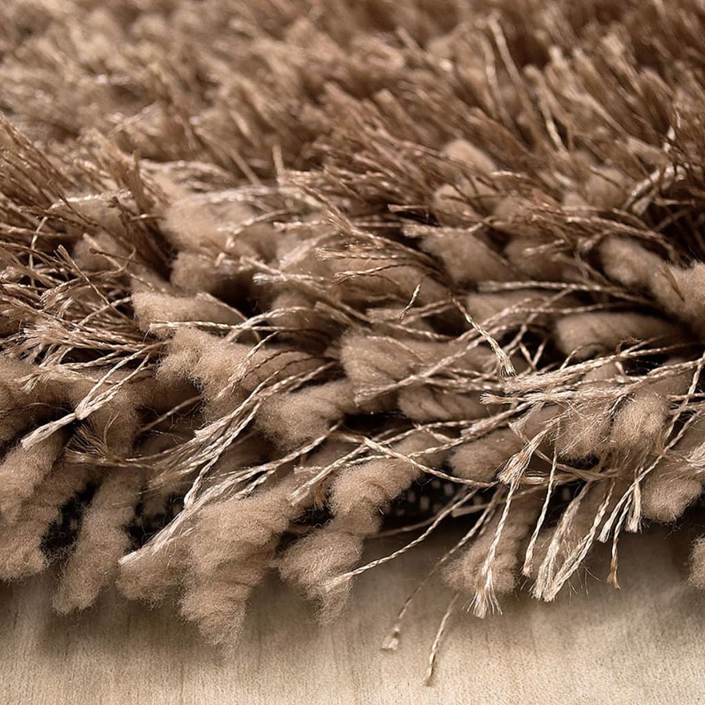Alma Afro Shag Plain Champaign Rug