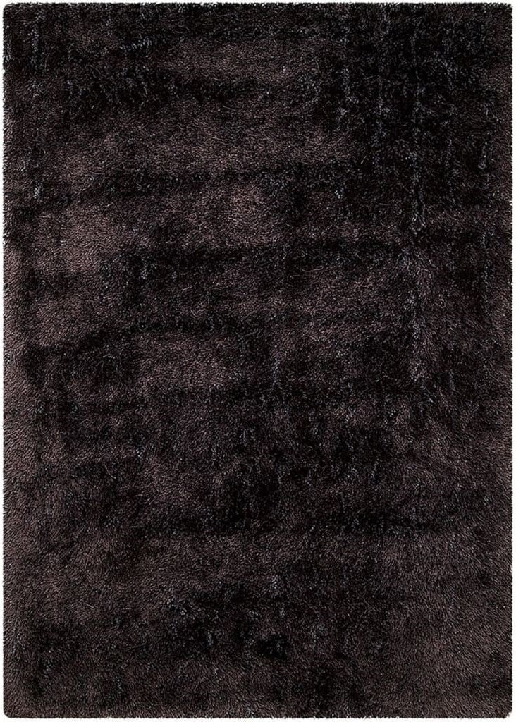 Alma Afro Shag Plain Charcoal Rug
