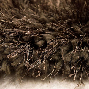 Alma Afro Shag Plain Olive Rug