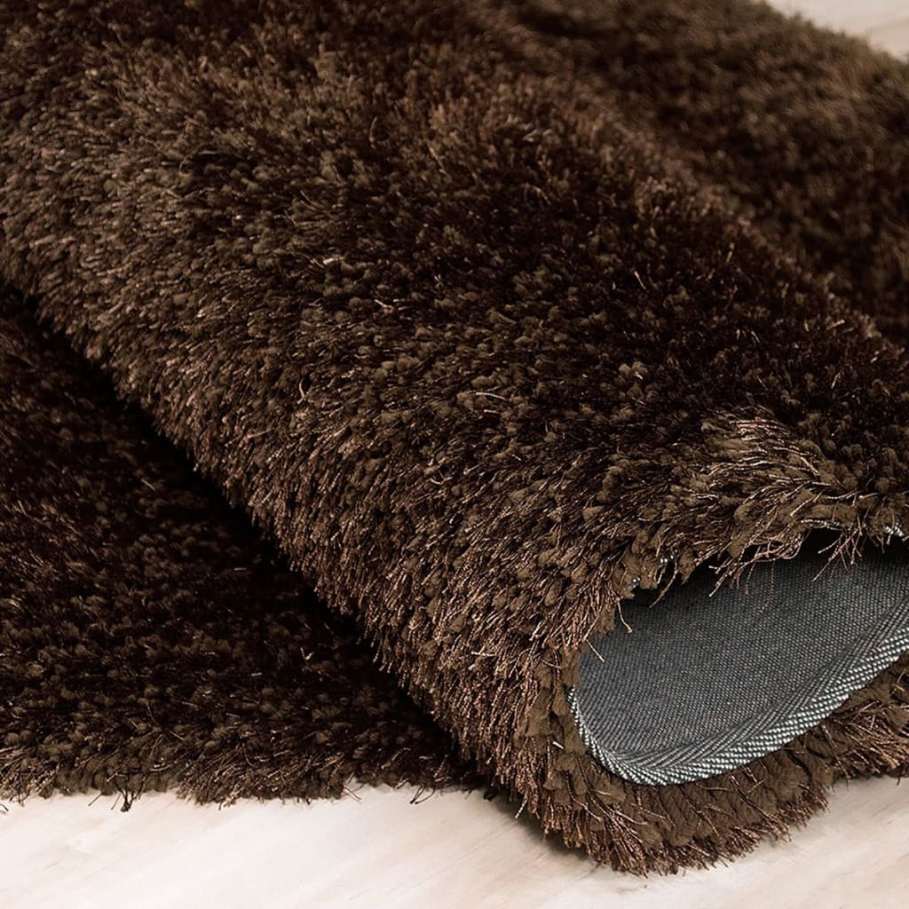 Alma Afro Shag Plain Olive Rug